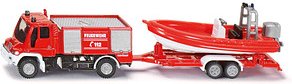 siku Feuerwehr Unimog mit Boot 1636 Spielzeugauto