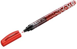 Pelikan Inky 273 Tintenroller schwarz/rot 0,5 mm, Schreibfarbe: rot, 1 St.