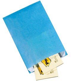 100 VP Faltenbeutel aquamarin 15,0 x 21,0 cm