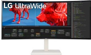 Thumbnail - LG UltraWide 38BR85QC-W Curved Monitor 95,0 cm (38,0 Zoll) weiß