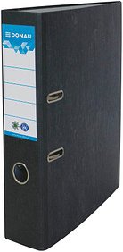 DONAU ÖKO Ordner schwarz marmoriert Karton 7,5 cm DIN A4, 1 St.