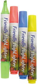 BALLOGRAF® Friendly Medium Textmarker farbsortiert, 4 St.