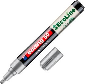 edding 50 EcoLine Lackmarker silber 2,0 - 3,0 mm, 1 St.