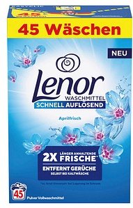 Thumbnail - Lenor Aprilfrisch Waschmittel Pulver, 2,475 kg