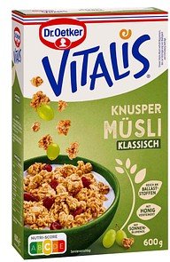 Dr. Oetker Vitalis Knuspermüsli Müsli 600,0 g