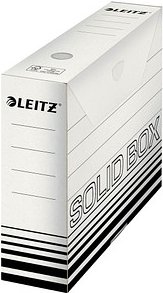 10 LEITZ Archivbox Solid weiß 8,0 x 33,0 x 25,7 cm