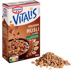 Dr. Oetker Vitalis Knuspermüsli Schoko Müsli 500,0 g