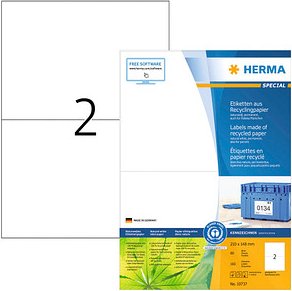 Thumbnail - 160 HERMA Etiketten weiß 210,0 x 148,0 mm