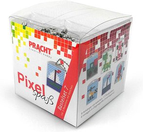 PRACHT® Creatives Diamond Painting Schlüsselanhänger mehrfarbig 6 St.