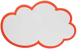 Thumbnail - FRANKEN Moderationskarten weiß, rot 42,0 x 25,0 cm, 20 St.