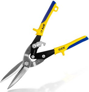 S&R Blechschere Aviation-Serie gelb, blau 29,0 cm