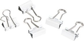 Gowi Foldbackklammern weiß 1,5 cm, 12 St.