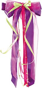 Nestler Tradition in Emotion Geschenk-Schleifen für Schultüten mattiert lila/pink