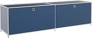 Thumbnail - viasit Sideboard System4, 171304 violettblau 152,9 x 40,4 x 43,2 cm
