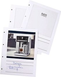 ELCO Prospekthüllen Ordo Vista DIN A4 weiß glatt 0,12 g/qm, 100 St.