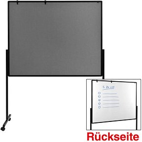 Thumbnail - Legamaster Moderationswand 3in1 PREMIUM PLUS Multiboard XL 150,0 x 120,0 cm grau, weiß