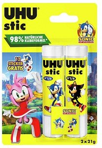 2 UHU Sonic Klebestifte 2x 21,0 g