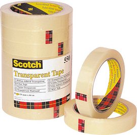 Scotch 550 Klebefilm transparent 19,0 mm x 66,0 m 8 St.