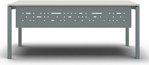 BISLEY Cito Sichtblende silber 165,0 x 32,0 cm