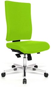 Thumbnail - Topstar Bürostuhl Lightstar 20, LS29W0G05 Stoff grün, Gestell alu