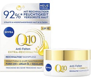 NIVEA Q10 Anti-Falten EXTRA-REICHHALTIG LSF 15 Gesichtscreme 50,0 ml