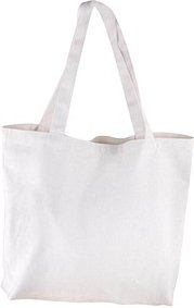 Thumbnail - Rayher Einkaufstasche shopper Basic Stoff weiß 53987102