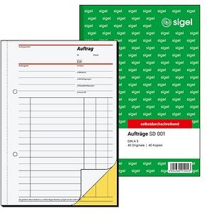 Thumbnail - SIGEL Auftrag Formularbuch SD001, 1 St.