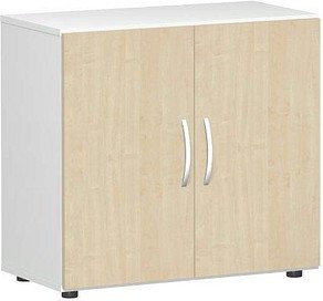 geramöbel Aktenschrank Flex, S-382100-AW weiß, ahorn 1 Fachboden 80,0 x 42,0 x 75,2 cm
