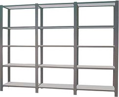 Thumbnail - Simonrack Weitspannregal OFFICLICK 8425437108877 anthrazit, weiß 270,0 x 30,0 x 210,0 cm