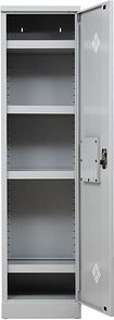 Gürkan Umweltschrank 107529 lichtgrau 50,0 x 42,0 x 195,0 cm, aufgebaut, 1 St.
