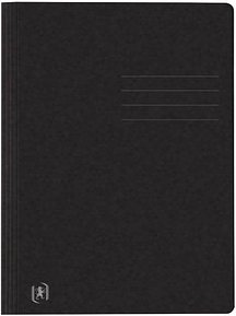 OXFORD Schnellhefter TOP FILE+ Karton schwarz DIN A4