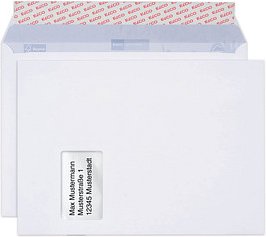 ELCO Briefumschläge Proclima DIN C4 mit Fenster weiß haftklebend 250 St.