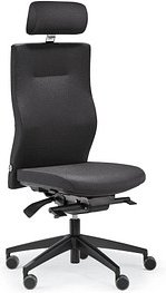 ORIGINAL STEIFENSAND Bürostuhl Seno Comfort, SC 24501S2 252 Stoff grau, Gestell schwarz