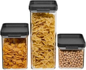 Thumbnail - MEPAL Vorratsdosen-Set Omnia schwarz 0,7/1,1/2,0 l, 1 Set