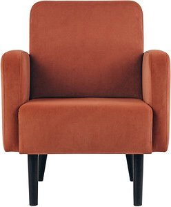 meet powered by PAPERFLOW Sessel LISBOA rost schwarz Stoff, 1 St.