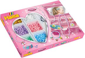 Hama® Bügelperlen Kreativbox Schmuck mehrfarbig