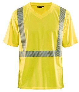 Thumbnail - BLAKLÄDER® unisex Warnschutz Shirt 3386 gelb Größe 2XL
