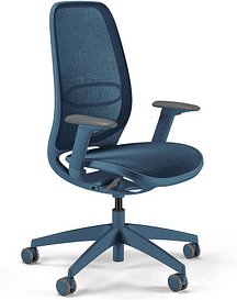 sedus Bürostuhl se:air, Ai-821/003 Stoff blau, Gestell blau