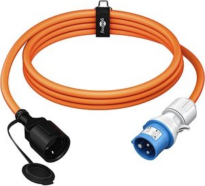 Thumbnail - goobay Camping Adapterleitung 1,5 m orange