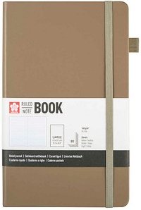 Sakura Notizbuch ca. DIN A5 liniert, schlacke Hardcover 160 Seiten, 1 St.