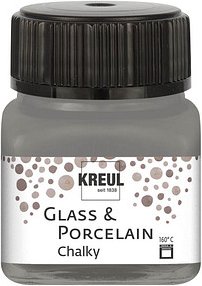 KREUL Chalky Porzellanfarben schwarz 20,0 ml