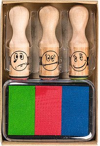 BRUNNEN Motivstempel-Set Belohnung Smiley