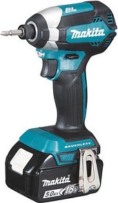 Thumbnail - makita DTD153RTJ Akku-Schlagschrauber-Set 18,0 V, mit 2 Akkus
