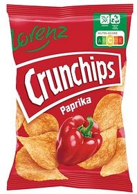 Crunchips Paprika Chips 20x 25,0 g