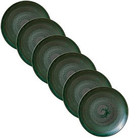 Thumbnail - 6 HEART & SOUL Teller Perfect Match Avocado grün 30,0 cm