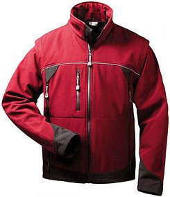 Thumbnail - elysee® Herren Softshelljacke 2-in-1 "SIGMA" rot Größe XL