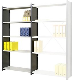 Thumbnail - Manorga Schwerlastregal EPSILON ADZ1010303DBBA014 anthrazit, lichtgrau 100,0 x 30,0 x 100,0 cm