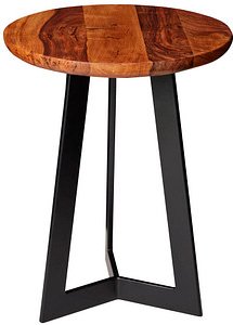 Thumbnail - WOHNLING Beistelltisch Massivholz sheesham 35,0 x 35,0 x 45,0 cm, 1 St.