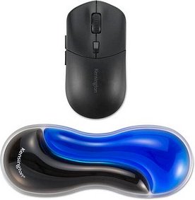 Kensington Handballenauflage Slim Duo Gel für Maus blau