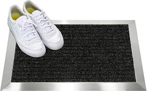 SZ Metall Fußmatte schwarz 50,0 x 70,0 cm